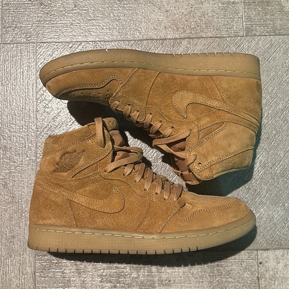 Nike Air Jordan 1 Retro High OG Wheat Men’s size 8.5 - Picture 10 of 16